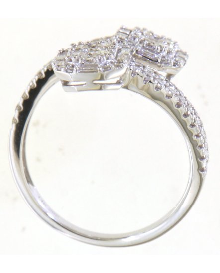 BYPASS BAGUETTE DIAMOND RING (TR5818)