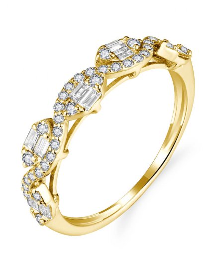 MARQUISE STYLE BAGUETTE DIAMOND BAND (TR5821)