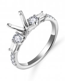 SEMI MOUNT DIAMOND ENGAGEMENT RING (TR5828)