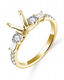 SEMI MOUNT DIAMOND ENGAGEMENT RING (TR5828)