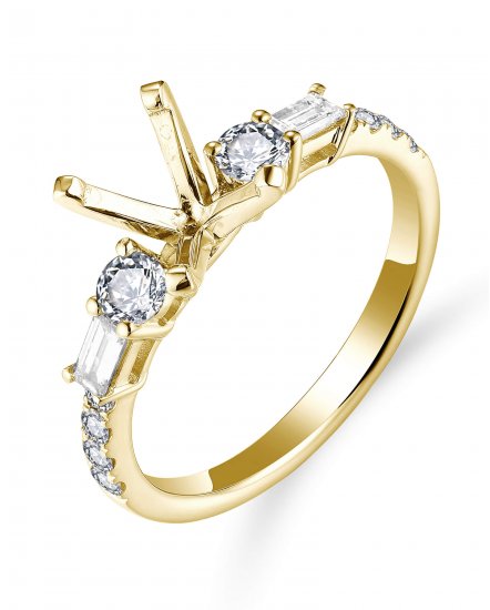 SEMI MOUNT DIAMOND ENGAGEMENT RING (TR5828)