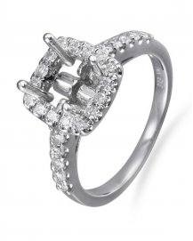 SEMI MOUNT DIAMOND ENGAGEMENT RING (TR585)