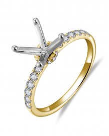 SEMI MOUNT DIAMOND ENGAGEMENT RING (TR5876)