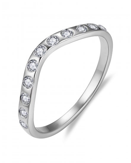CURVED STYLE DIAMOND BAND (TR5881)