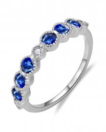 SAPPHIRE DIAMOND BAND (TR5926)