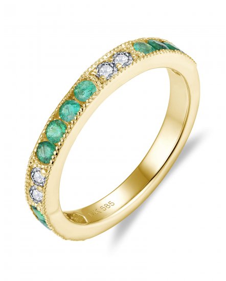EMERALD DIAMOND BAND (TR5933)