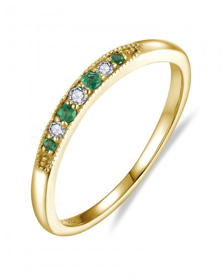 EMERALD DIAMOND BAND (TR5934)