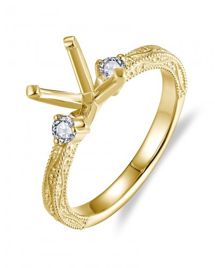 SEMI MOUNT DIAMOND ENGAGEMENT RING (TR5951)