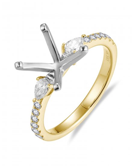 SEMI MOUNT DIAMOND ENGAGEMENT RING (TR5956)