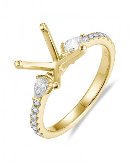 SEMI MOUNT DIAMOND ENGAGEMENT RING (TR5956)