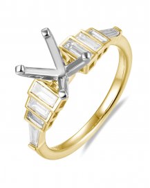 SEMI MOUNT DIAMOND ENGAGEMENT RING (TR5962)