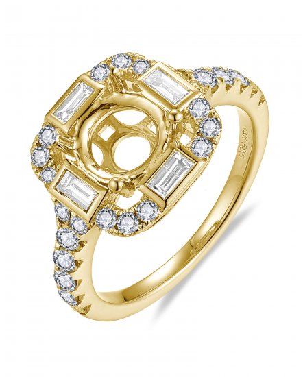 SEMI MOUNT DIAMOND ENGAGEMENT RING (TR5964)