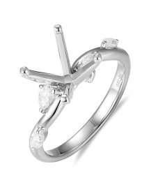 SEMI MOUNT DIAMOND ENGAGEMENT RING (TR5971C)