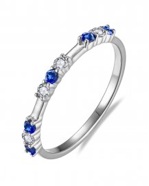 SAPPHIRE DIAMOND BAND (TR5973)