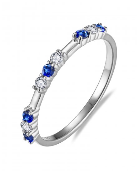 SAPPHIRE DIAMOND BAND (TR5973)