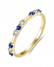 SAPPHIRE DIAMOND BAND (TR5973)