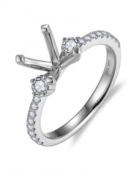 SEMI MOUNT DIAMOND ENGAGEMENT RING (TR5974)