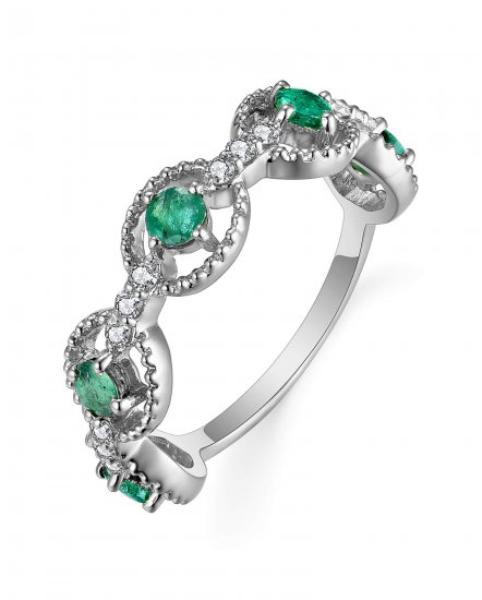 EMERALD DIAMOND BAND (TR5976)