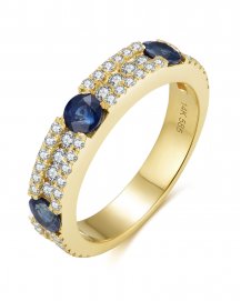 SAPPHIRE DIAMOND BAND (TR5977)