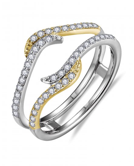 CURVED STYLE ENHANCER DIAMOND RING (TR6037)