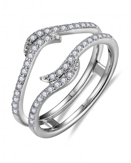 CURVED STYLE ENHANCER DIAMOND RING (TR6037)