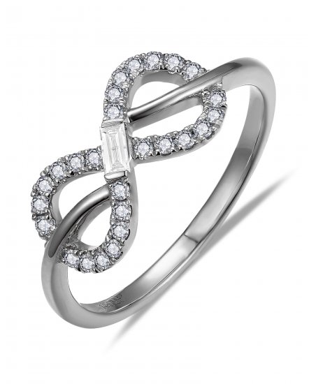 INFINITY STYLE DIAMOND RING (TR6046)