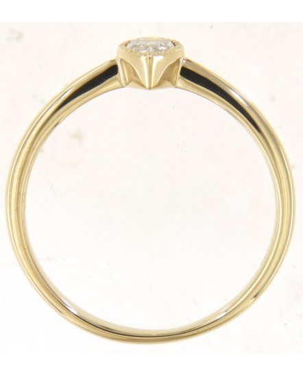 PEAR SOLITAIRE DIAMOND RING (TR6066)