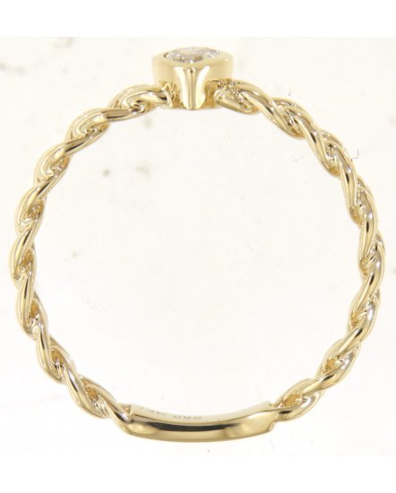 PEAR SOLITAIRE DIAMOND RING (TR6067)