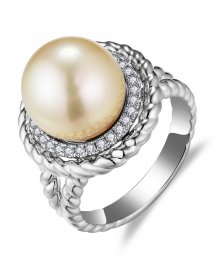 PEARL DIAMOND RING (TR6071)