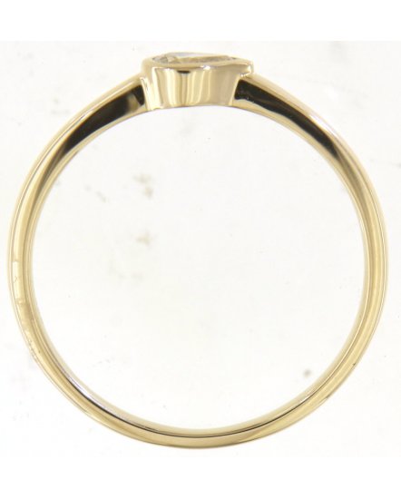 PEAR SOLITAIRE DIAMOND RING (TR6072)