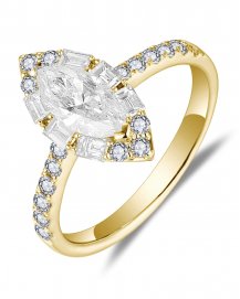 MARQUISE DIAMOND ENGAGEMENT RING (TR6080)
