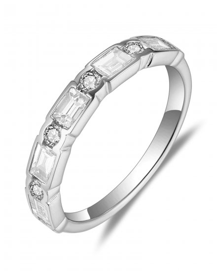BAGUETTE DIAMOND BAND (TR6081)