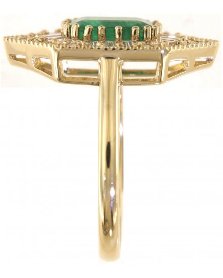 EMERALD CUT DIAMOND RING (TR6092)