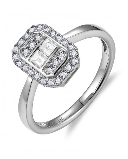 BAGUETTE DIAMOND RING (TR6093)