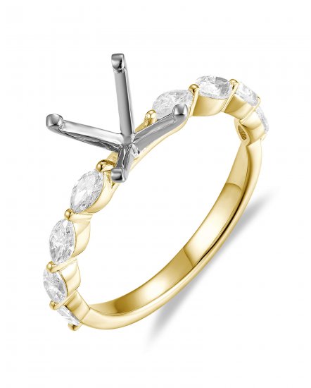 SEMI MOUNT DIAMOND ENGAGEMENT RING (TR6104)