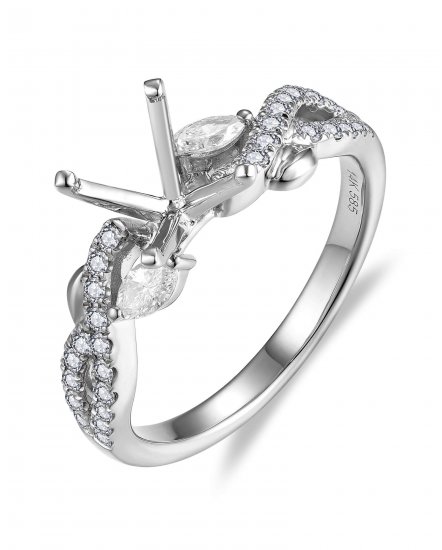 SEMI MOUNT DIAMOND ENGAGEMENT RING (TR6105)