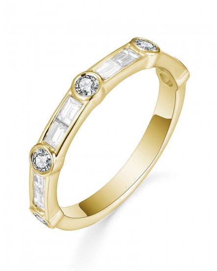 BAGUETTE DIAMOND BAND (TR6115)