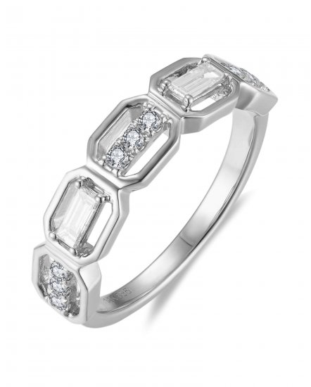 BAGUETTE DIAMOND BAND (TR6139)