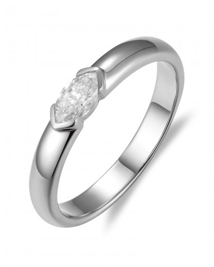 MARQUISE SOLITAIRE DIAMOND RING (TR6150)