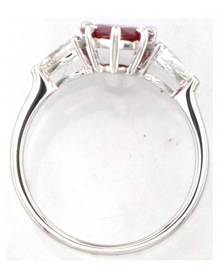 PEAR RUBY DIAMOND RING (TR6168)