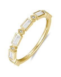 BAGUETTE DIAMOND BAND (TR6169)