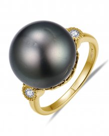 PEARL DIAMOND RING (TR6172)