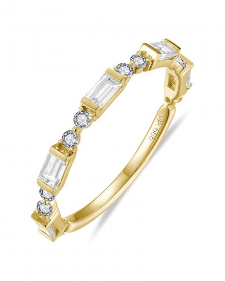 BAGUETTE DIAMOND BAND (TR6181)