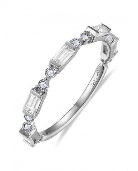 BAGUETTE DIAMOND BAND (TR6181)