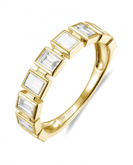 BAGUETTE DIAMOND BAND (TR6185)