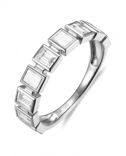 BAGUETTE DIAMOND BAND (TR6185)