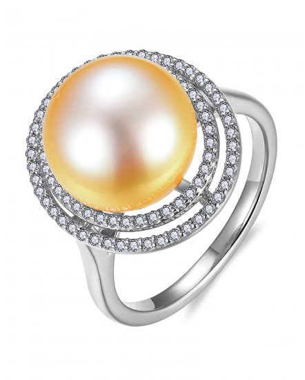 PEARL DIAMOND RING (TR6216)