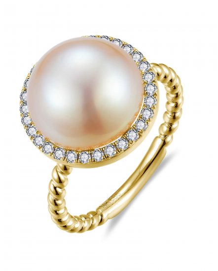 PEARL DIAMOND RING (TR6217)