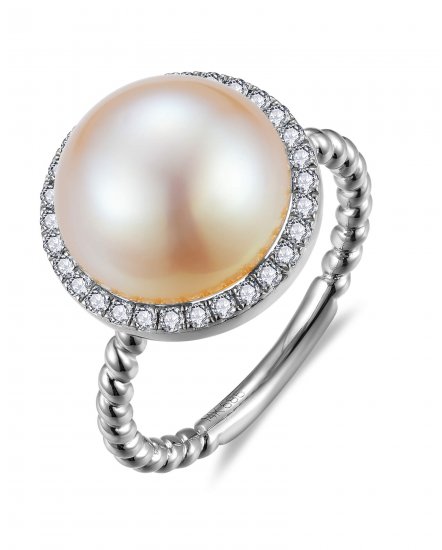 PEARL DIAMOND RING (TR6217)