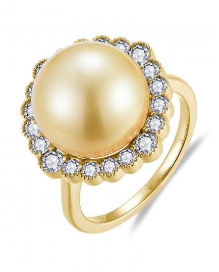 PEARL DIAMOND RING (TR6218)